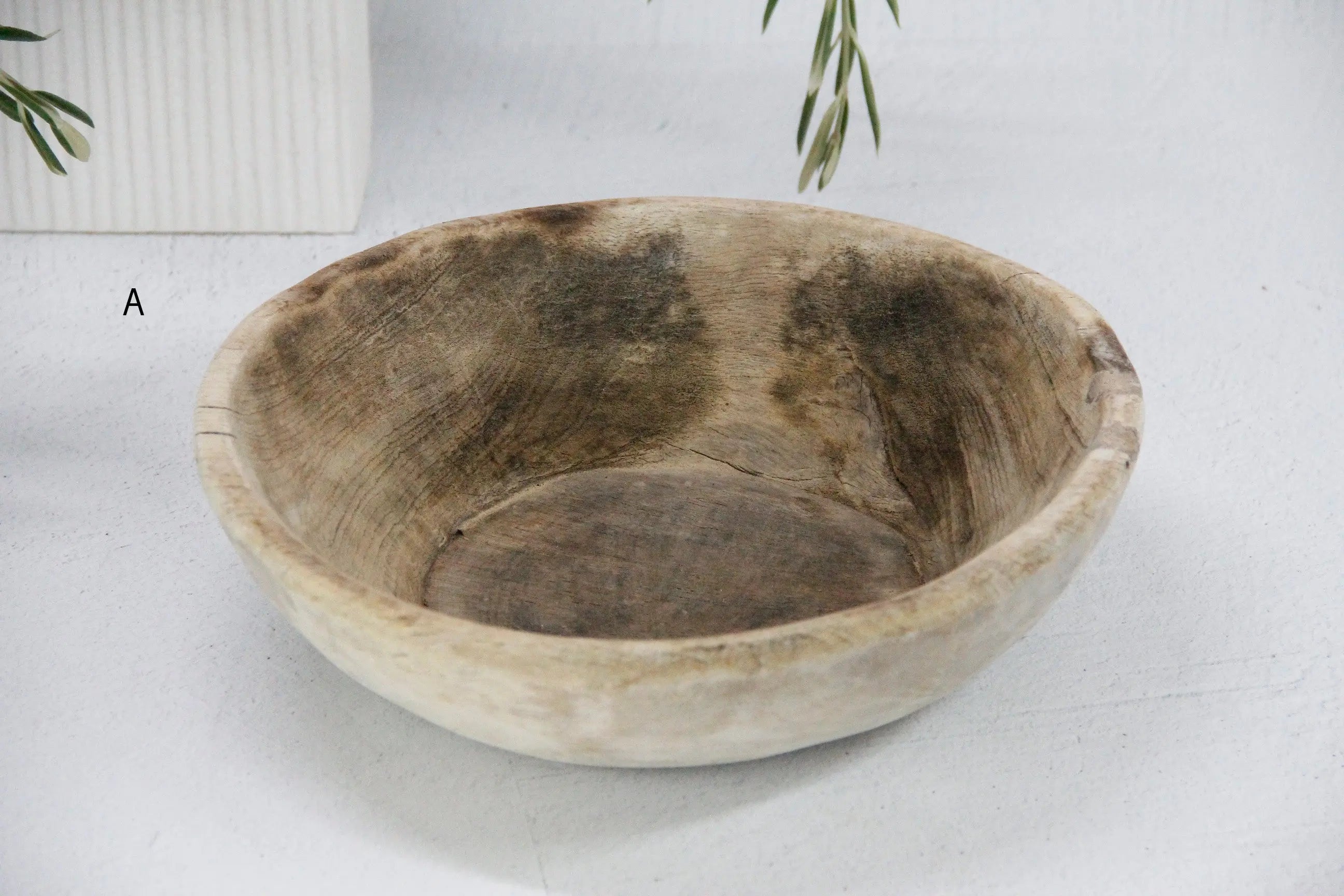 Vintage Wooden Dough Bowl | Medium Assorted  Debra Hall Lifestyle