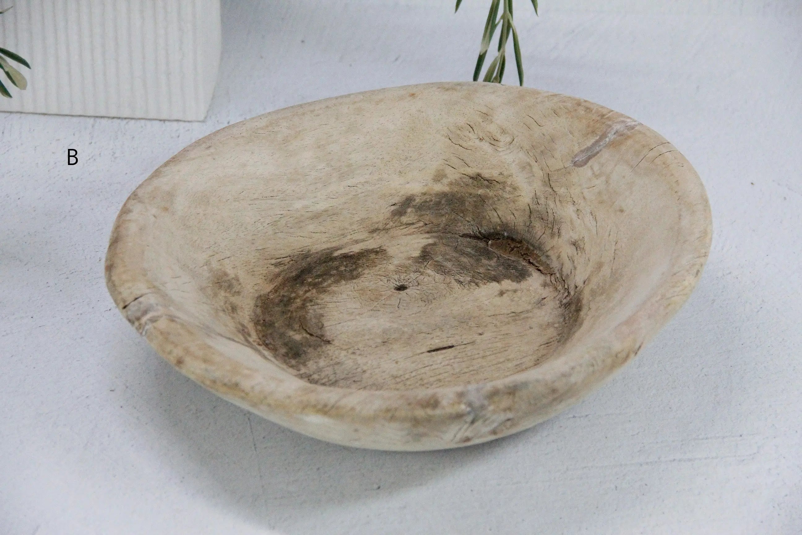 Vintage Wooden Dough Bowl | Medium Assorted  Debra Hall Lifestyle