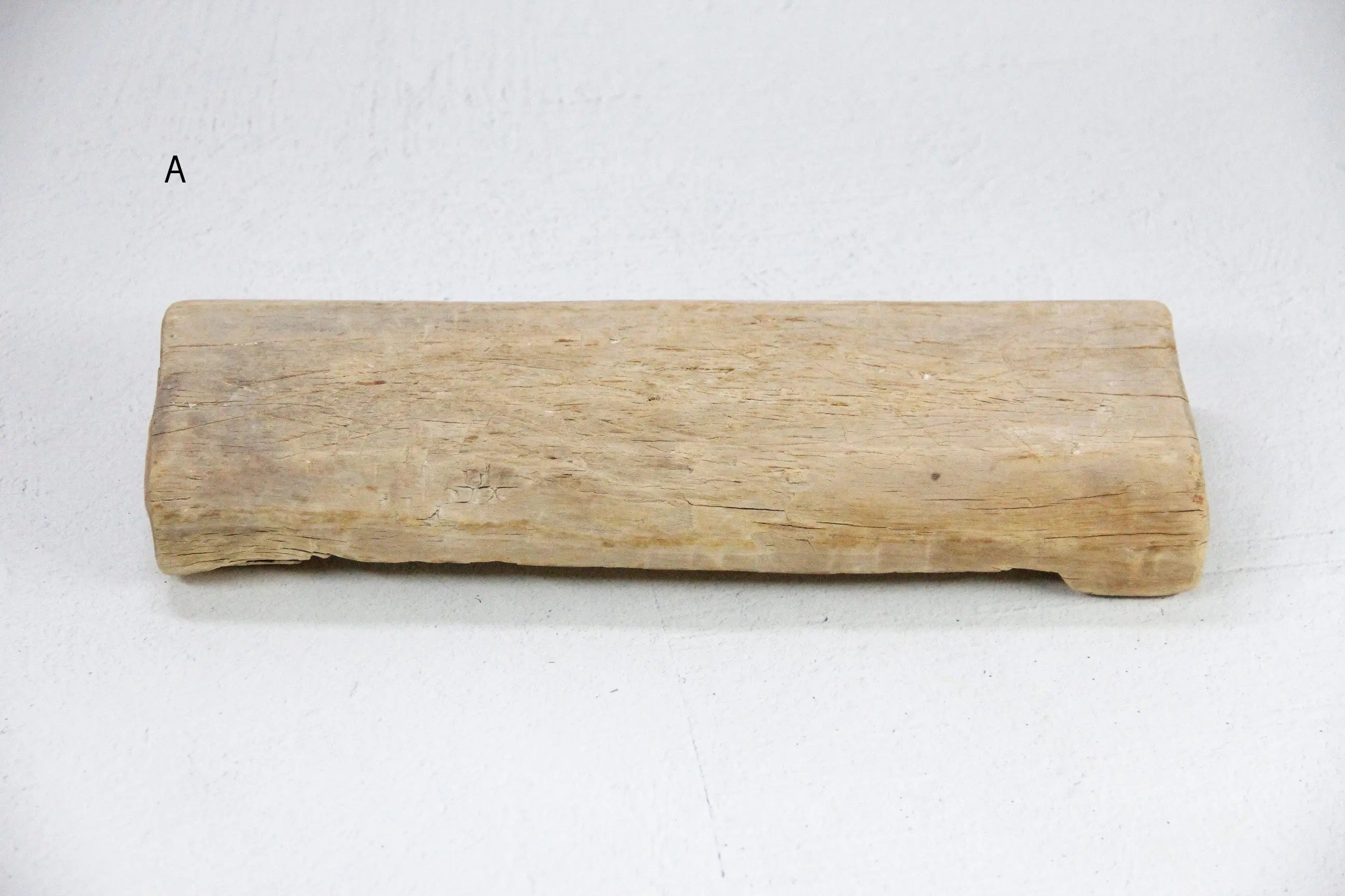 Vintage Wooden Riser | Rustic Bleached Teak  Debra Hall Lifestyle