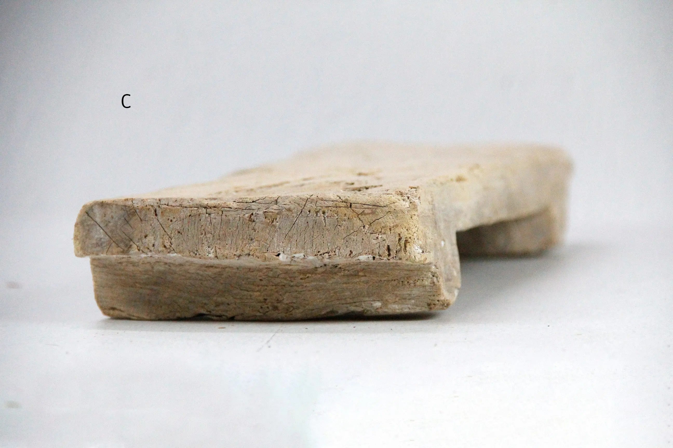 Vintage Wooden Riser | Rustic Bleached Teak  Debra Hall Lifestyle
