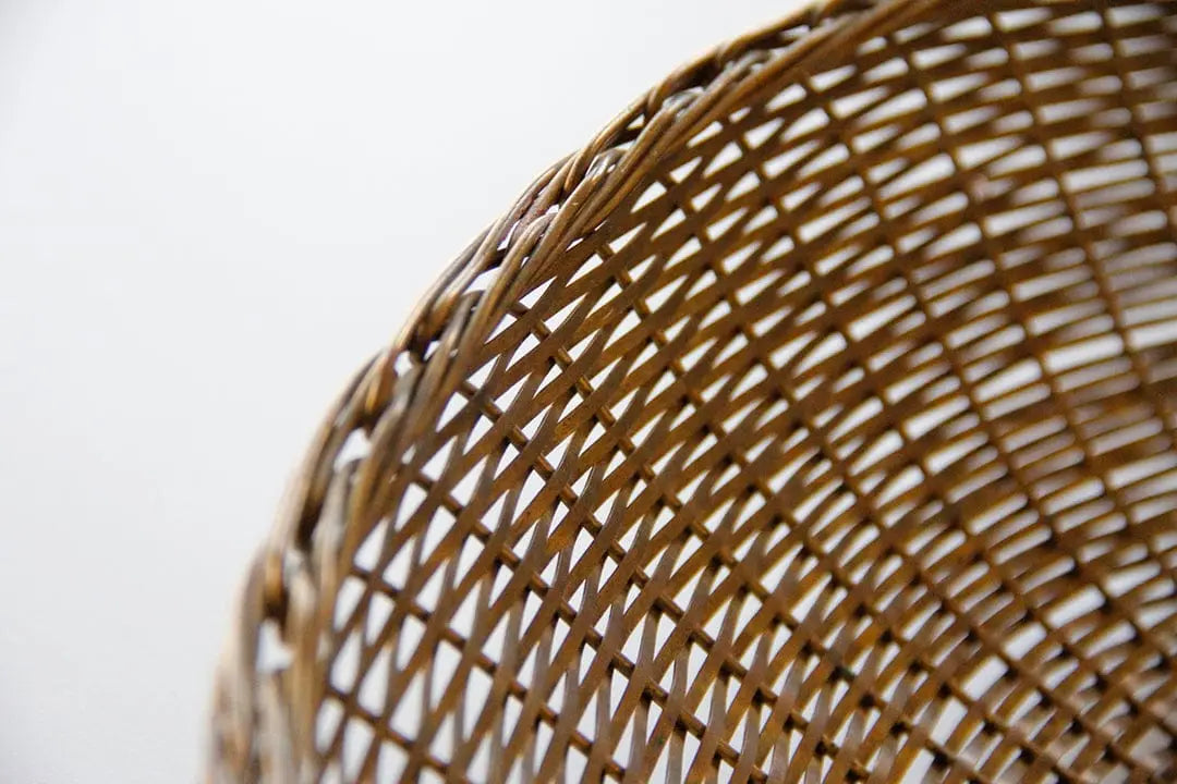 Vintage Woven Brass Basket | Brass Bowl  Debra Hall Lifestyle