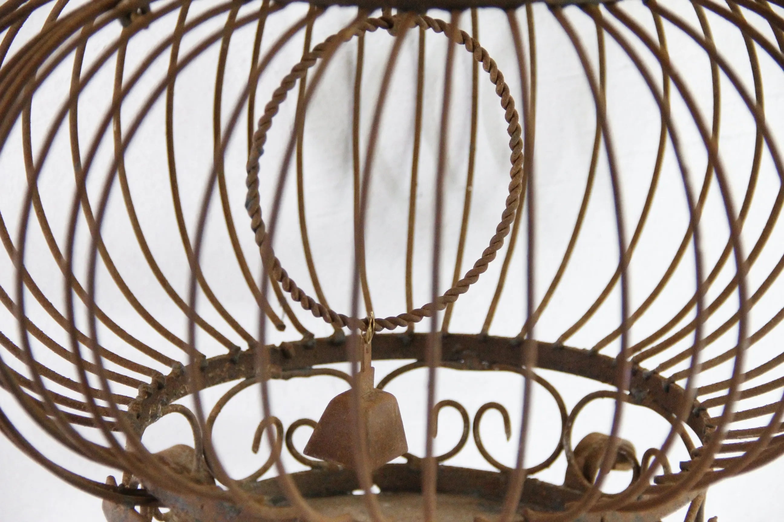 Vintage Wrought Iron bird Cage | Standing or Hanging  Debra Hall Lifestyle