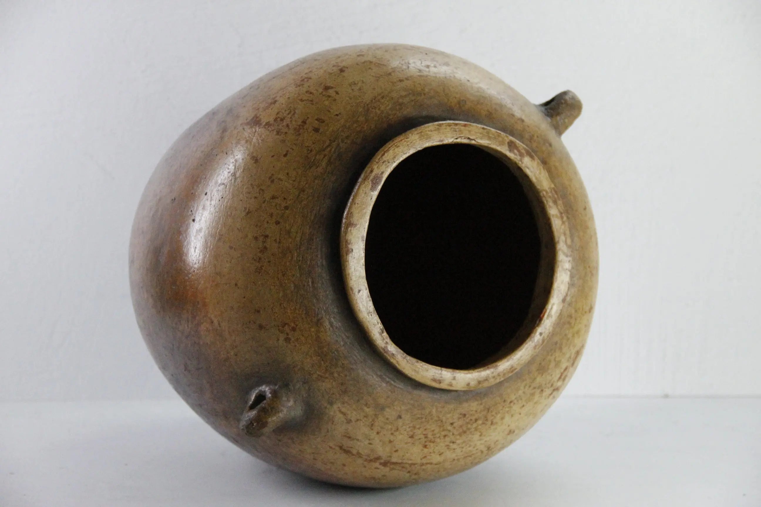Wabi Sabi Pottery Vase | Vintage Martaban Jar-Clay Pot  Debra Hall Lifestyle