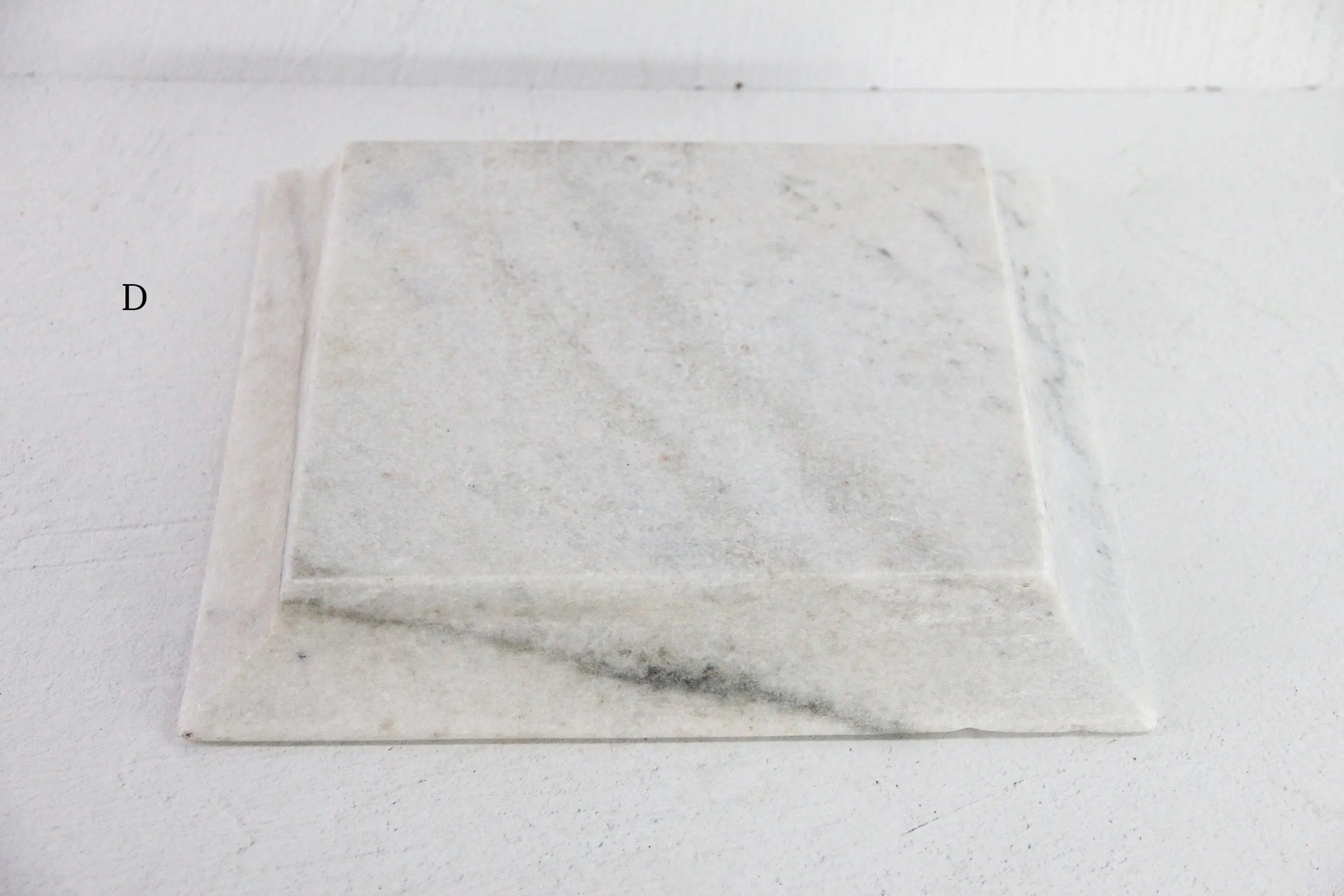 White Marble Tray | Hand Carved Honed Stone Assorted  Debra Hall Lifestyle