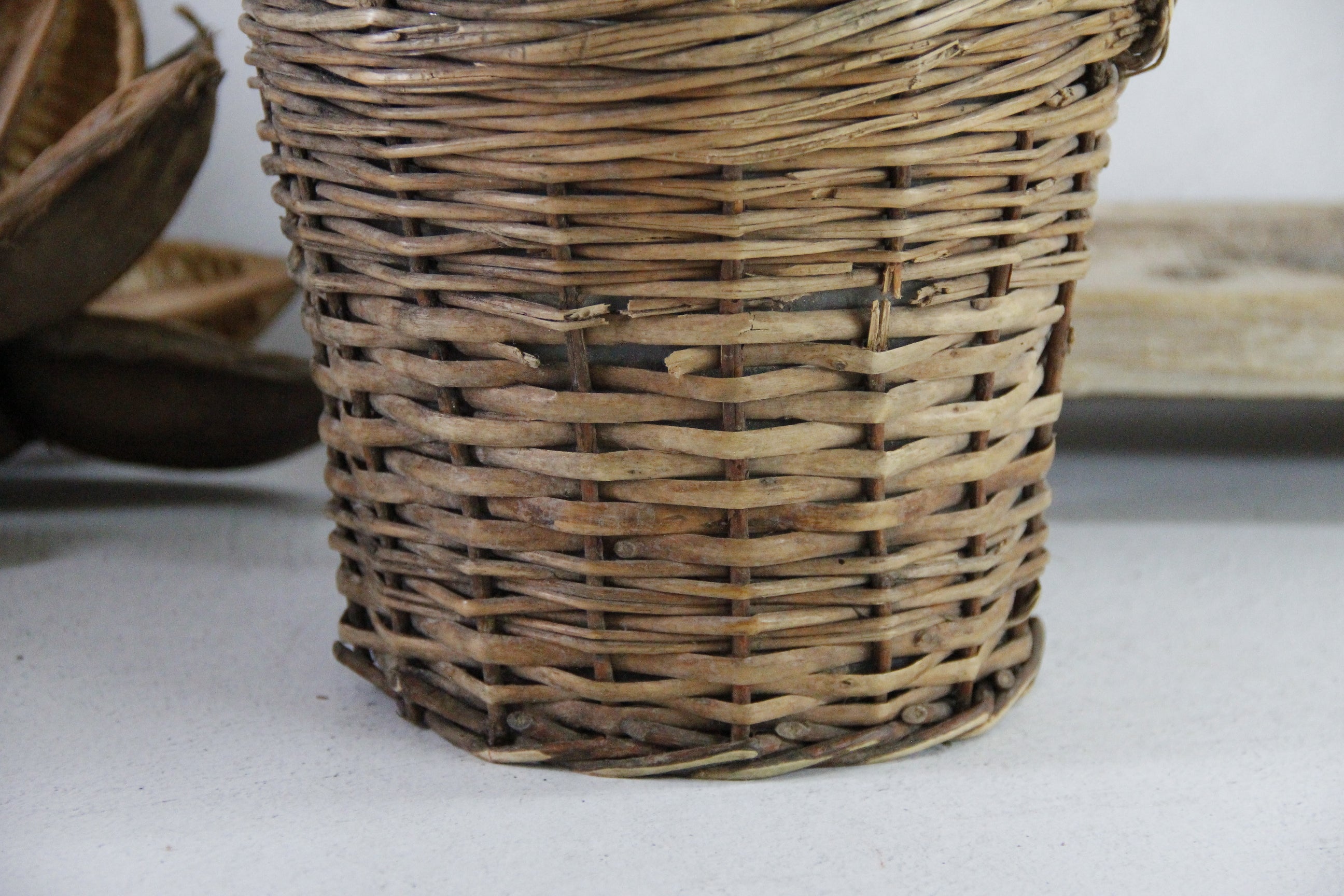 Wicker Demijohn Bottle France | Rattan Wrapped Jug  Debra Hall Lifestyle