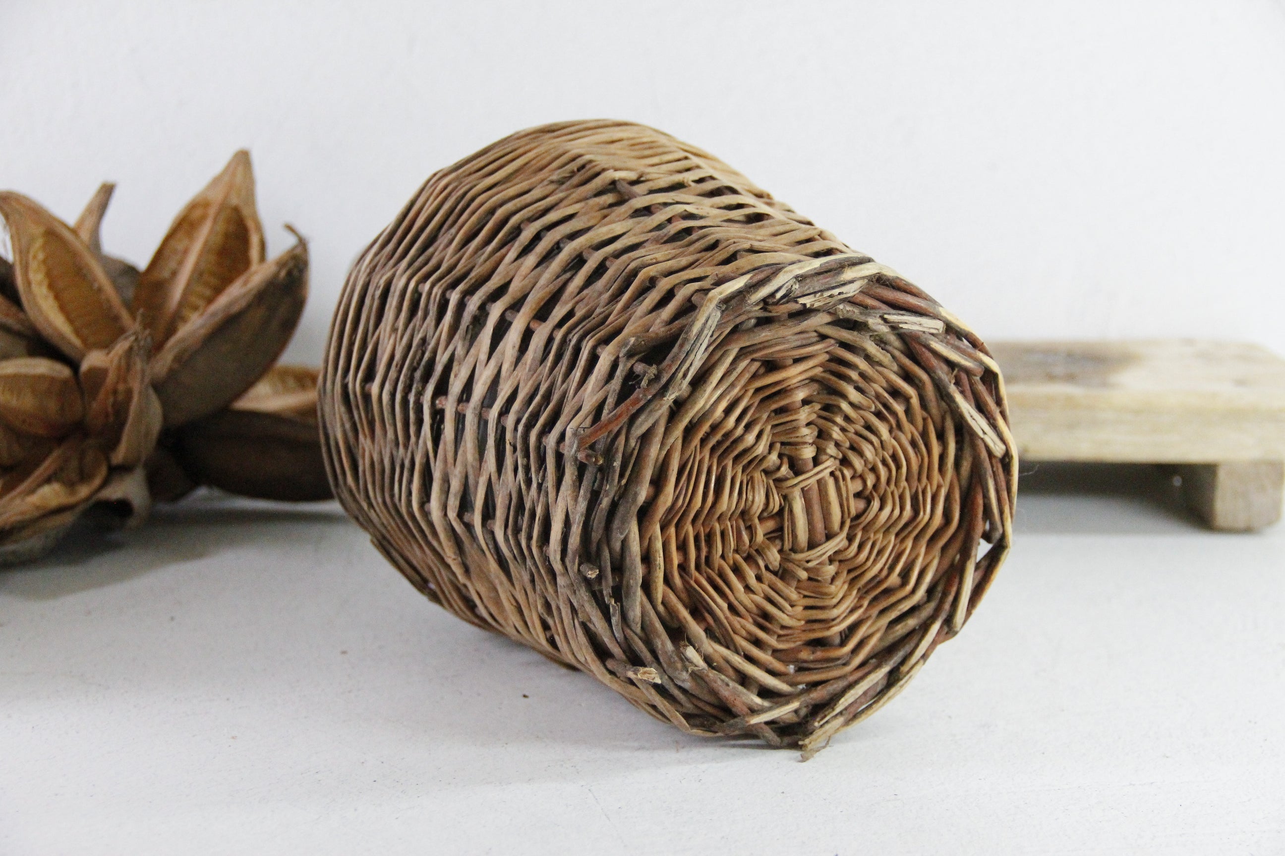 Wicker Demijohn Bottle France | Rattan Wrapped Jug  Debra Hall Lifestyle