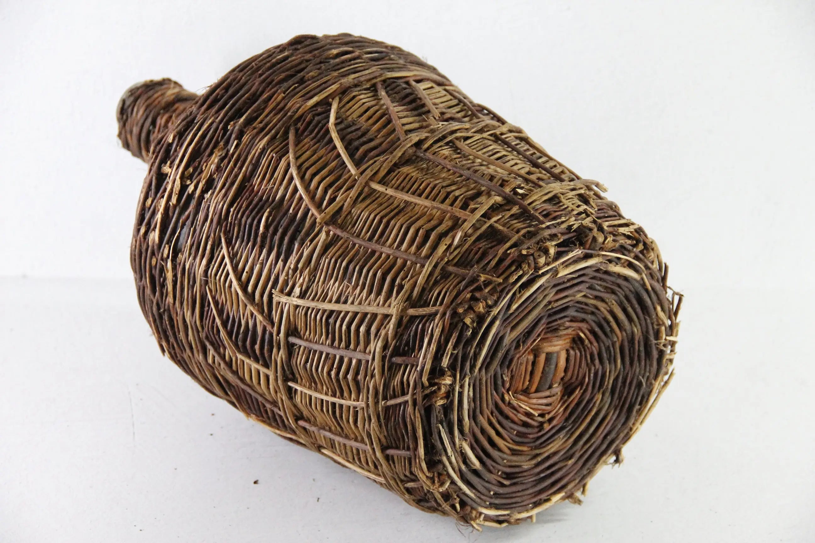 Wicker Demijohn Bottle France | Vintage Wrapped Glass Large  Debra Hall Lifestyle