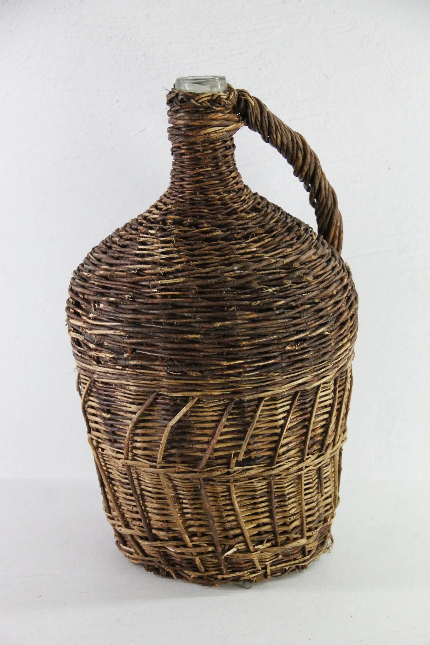 Wicker Demijohn Bottle France | Vintage Wrapped Glass Large  Debra Hall Lifestyle