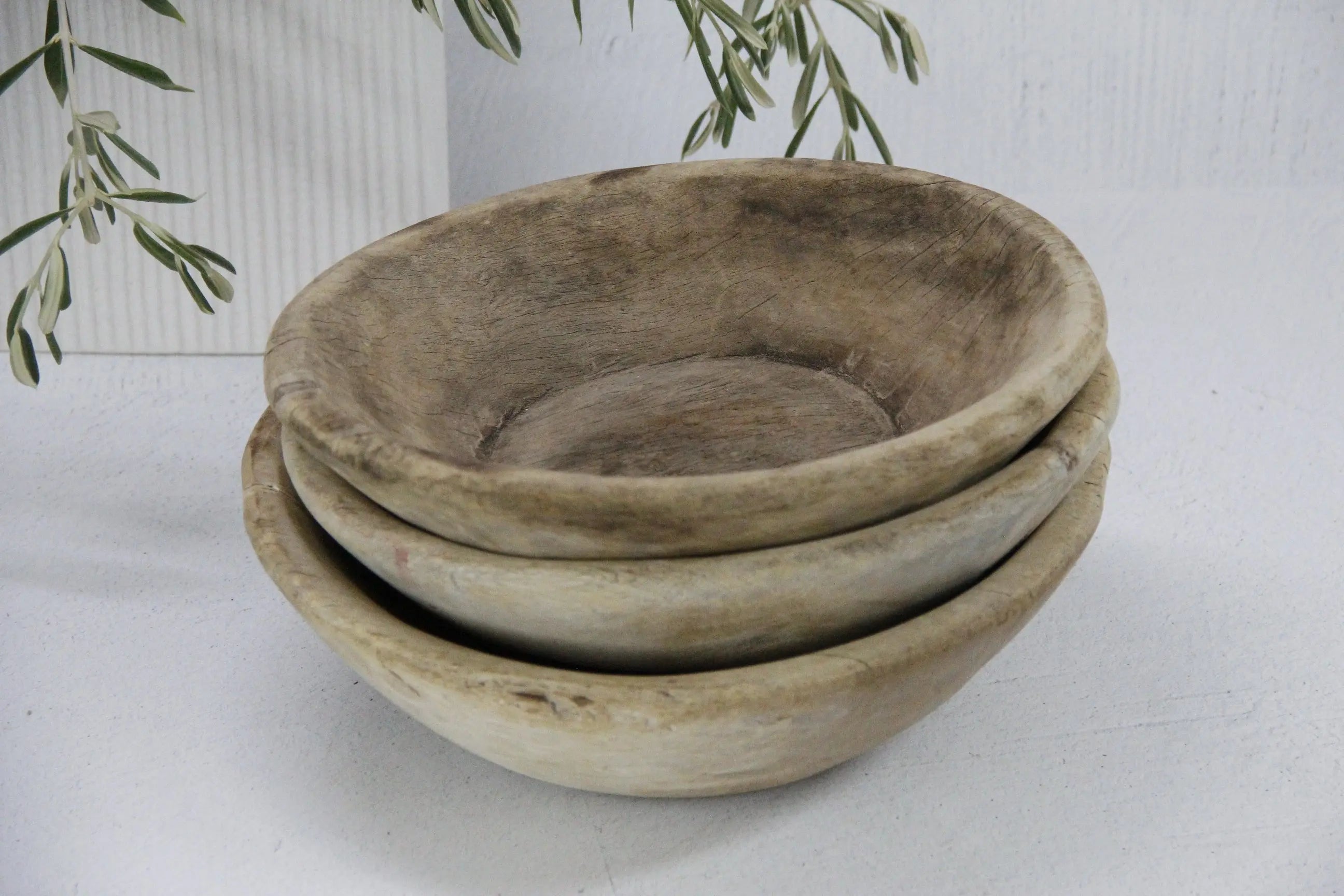 Wooden Bowls Vintage | Carved One-of-A-Kind  Debra Hall Lifestyle