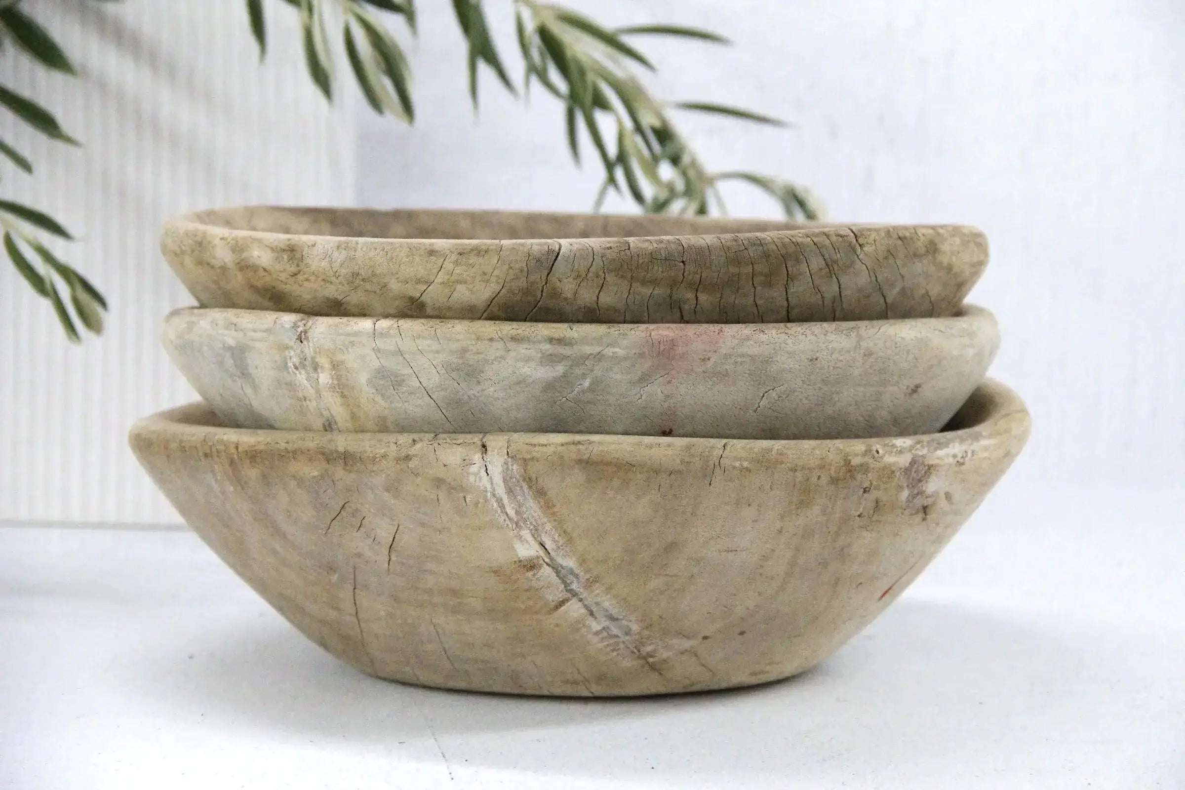 Wooden Bowls Vintage | Carved One-of-A-Kind  Debra Hall Lifestyle