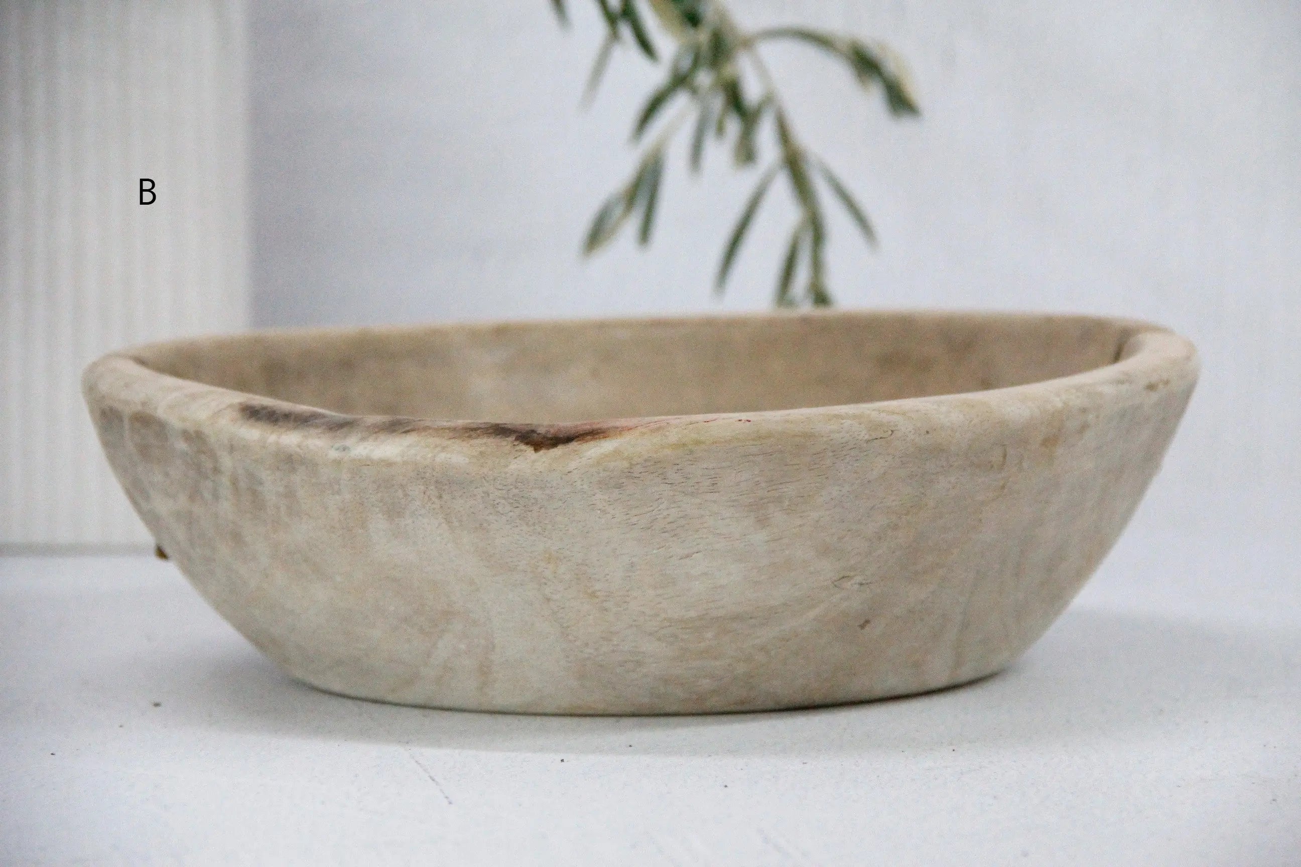 Wooden Dough Bowl Antique | Medium  Debra Hall Lifestyle