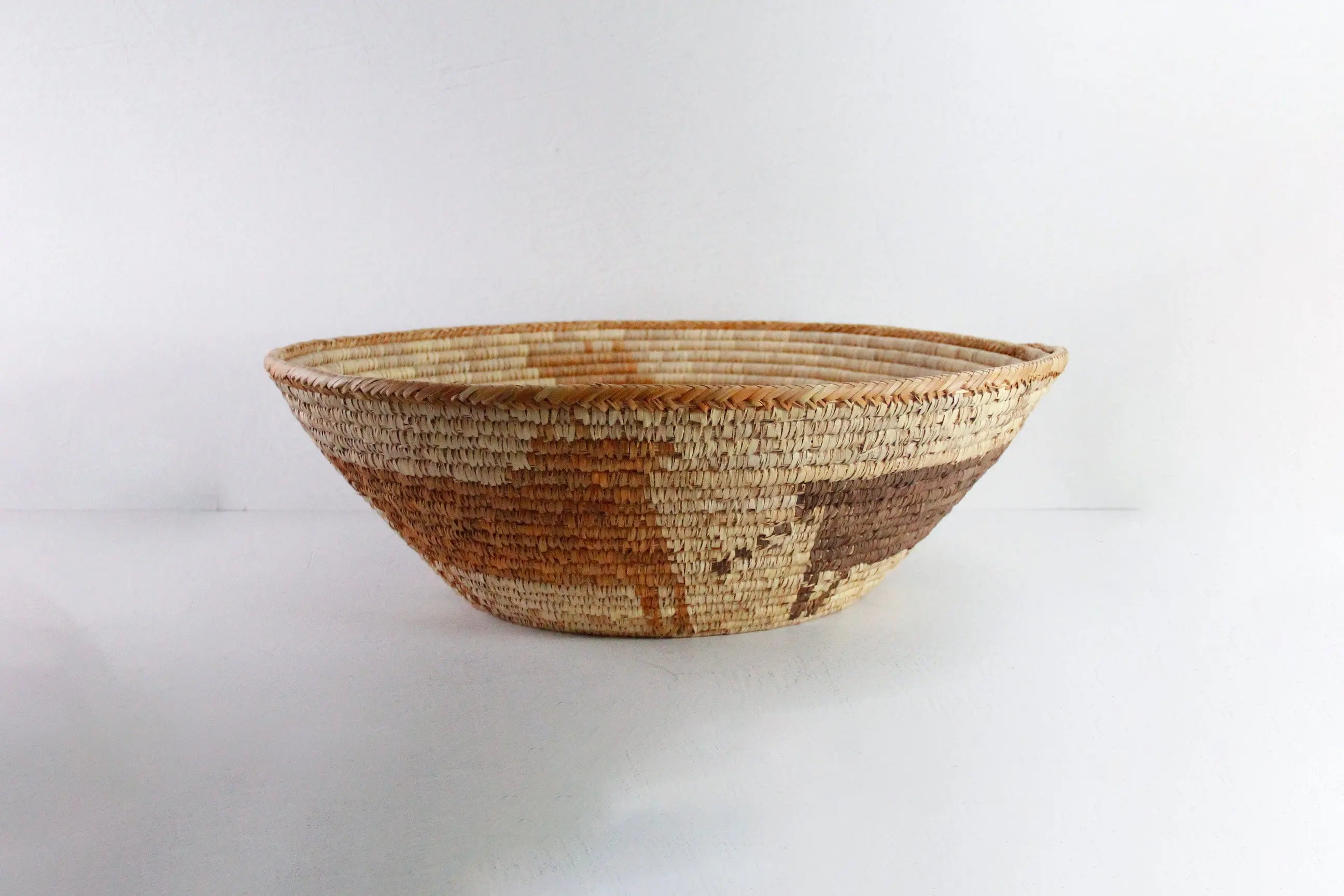 Woven Native American Basket |Vintage Indian XL Bowl  Debra Hall Lifestyle