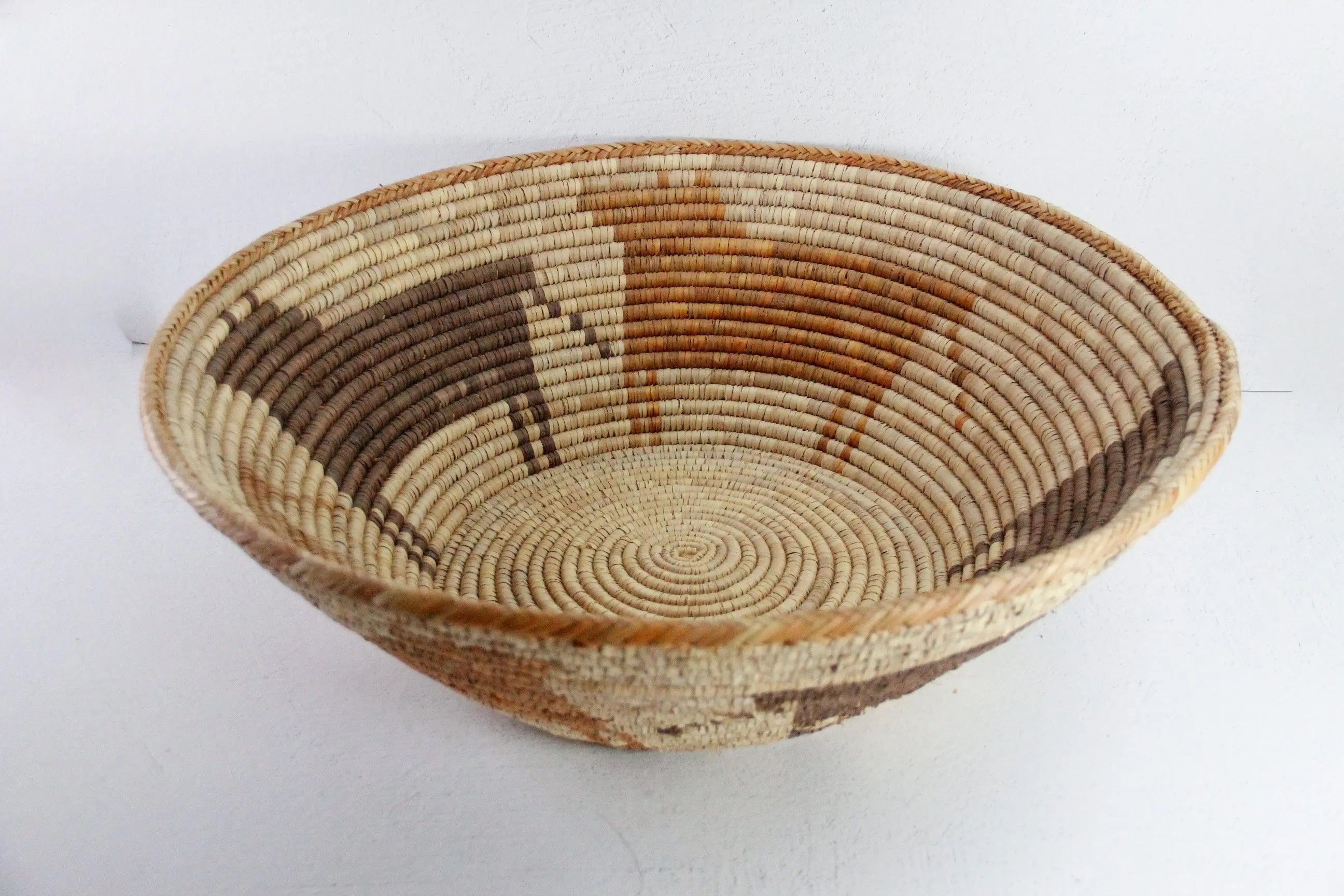 Woven Native American Basket |Vintage Indian XL Bowl  Debra Hall Lifestyle