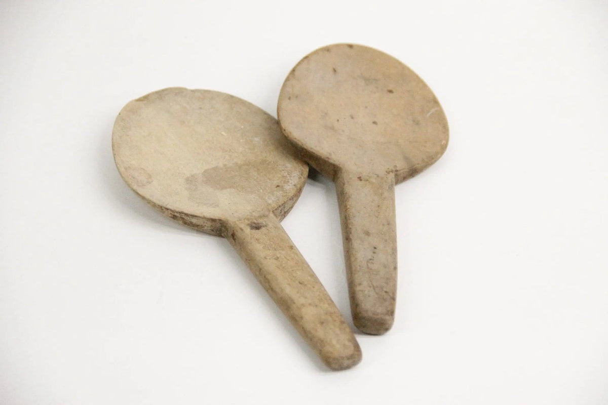Antique Butter Paddle | French Kitchen Wooden Utensil - Debra Hall Lifestyle