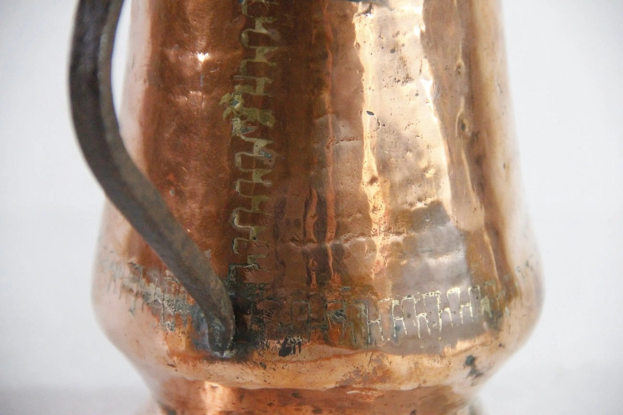 Antique Copper Coffee Pot | Handmade 19th C. French Kettle - Debra Hall Lifestyle