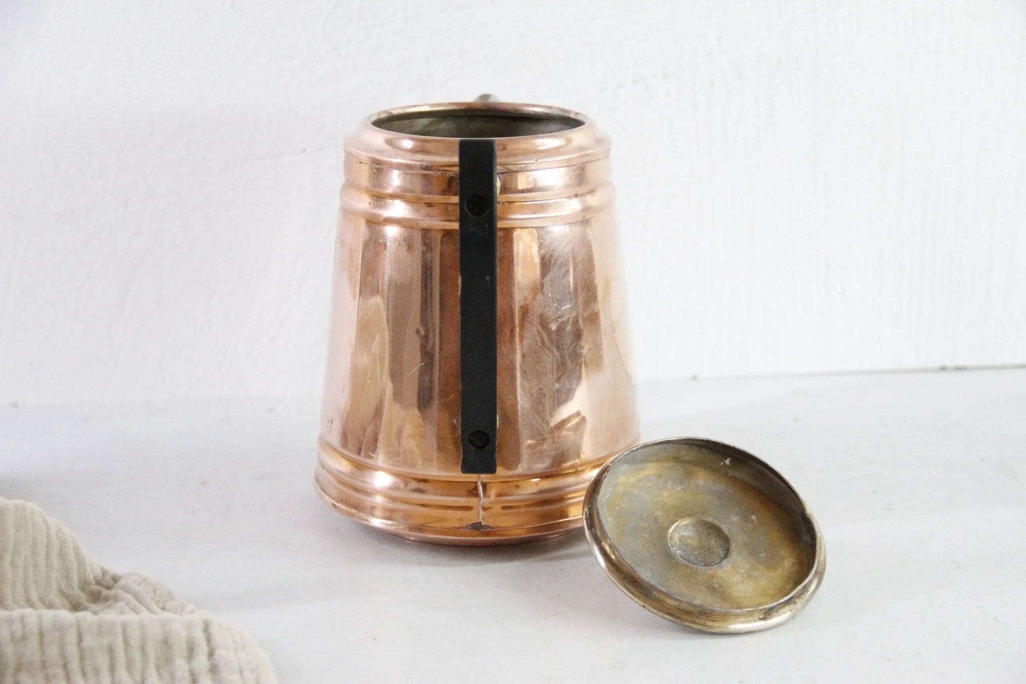 Antique Copper Coffee Pot | Manning Bowman Percolator - Debra Hall Lifestyle