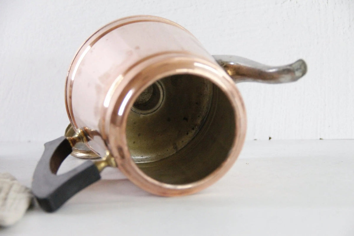 Antique Copper Coffee Pot | Manning Bowman Percolator - Debra Hall Lifestyle