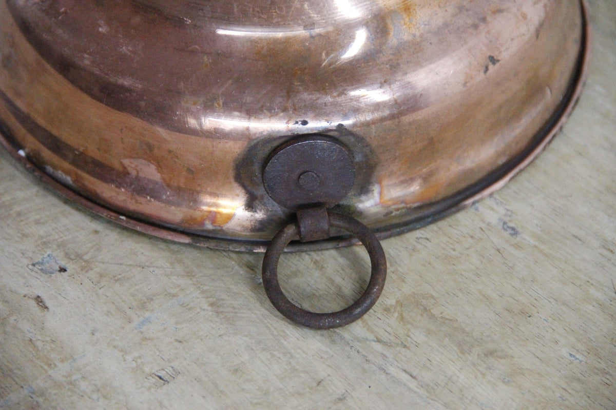 Antique Copper Funnel 19th Century Tinned Wine Beer Funnel - Debra Hall Lifestyle