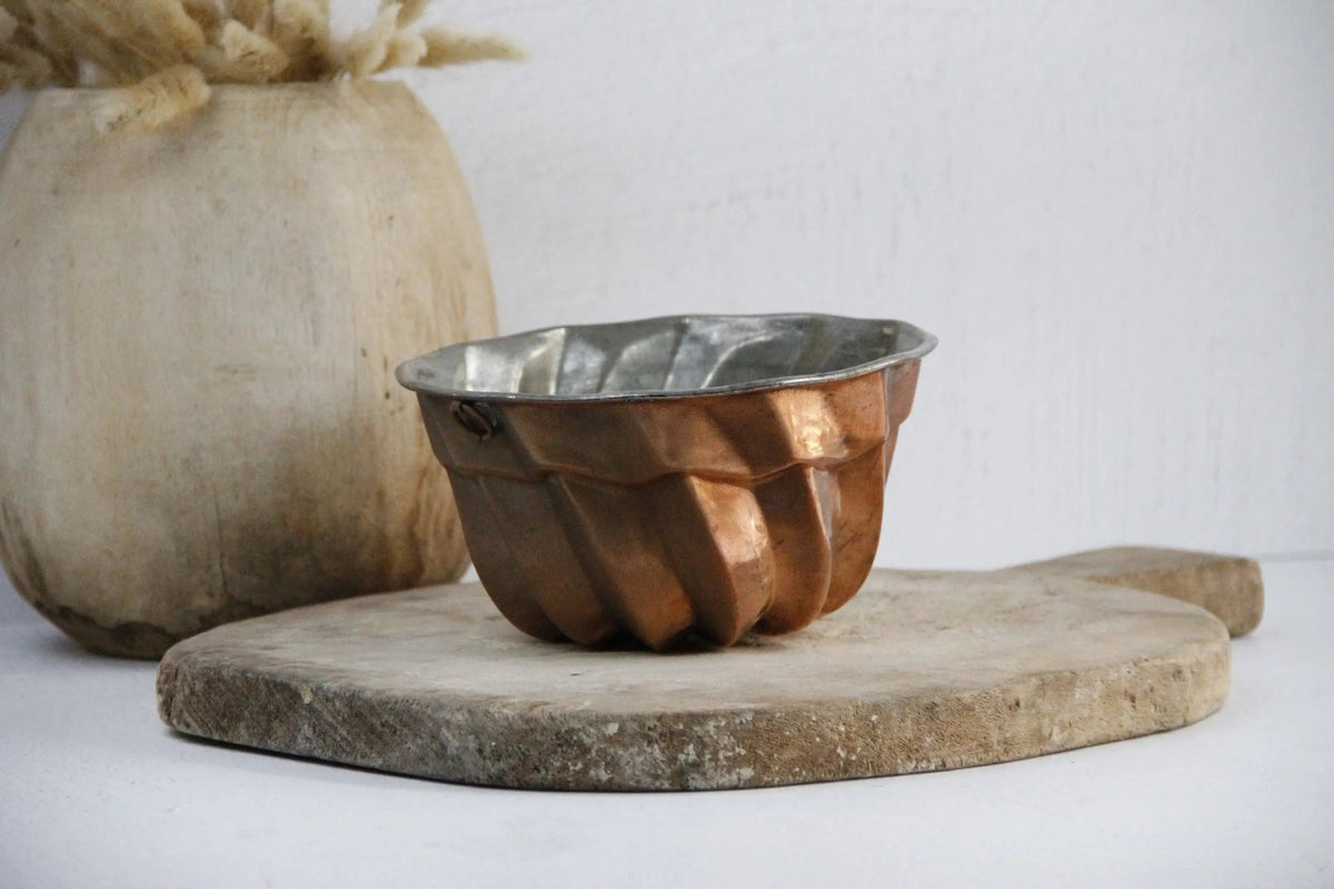 Antique Copper Mold French Kitchen Decor | Jello/Pudding - Debra Hall Lifestyle