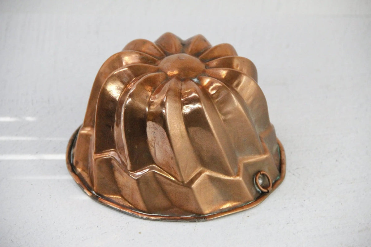 Antique Copper Mold French Kitchen Decor | Jello/Pudding - Debra Hall Lifestyle