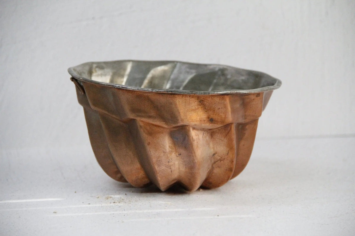 Antique Copper Mold French Kitchen Decor | Jello/Pudding - Debra Hall Lifestyle