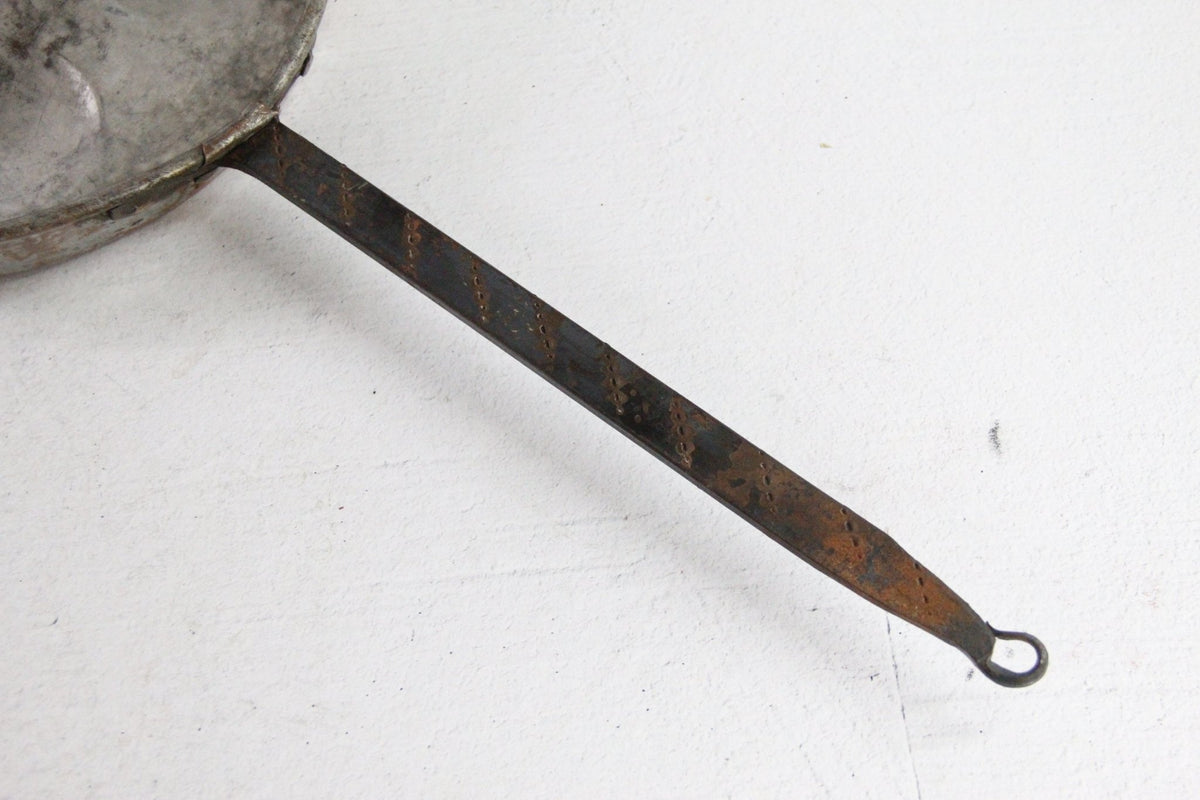 Antique Copper Pan | Egg/Escargot Poaching with Handle - Debra Hall Lifestyle