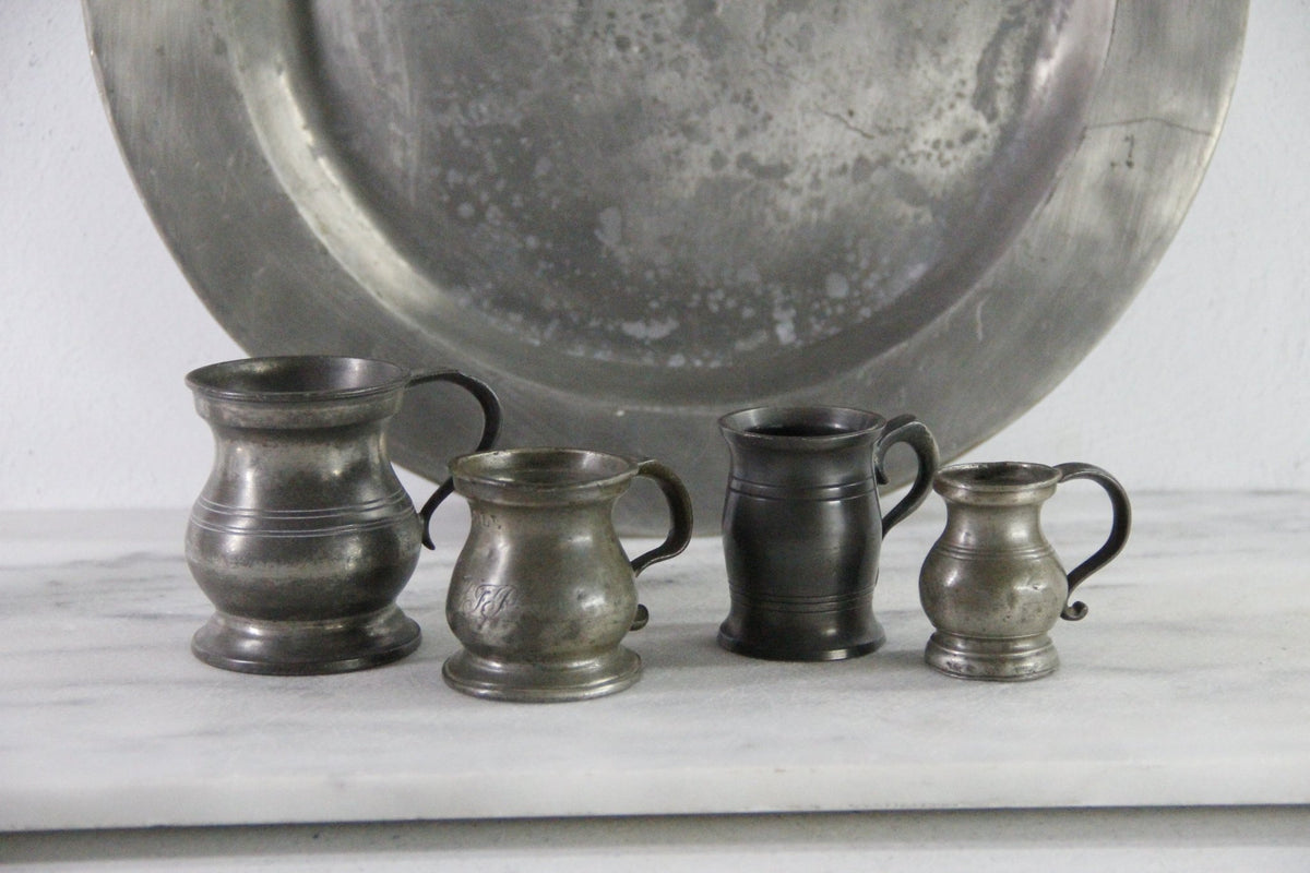 Antique English Pewter Measure | Tavern Measuring Cup - Debra Hall Lifestyle