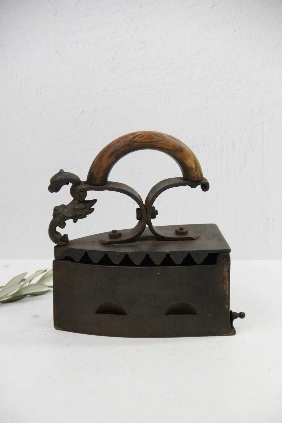 Antique Flat Iron-Large Coal | 19th C. French Decor - Debra Hall Lifestyle