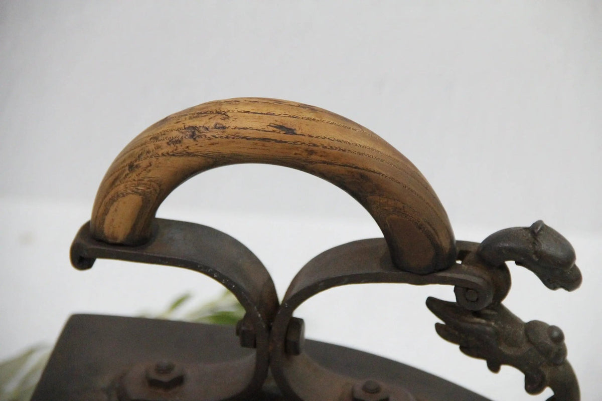 Antique Flat Iron-Large Coal | 19th C. French Decor - Debra Hall Lifestyle