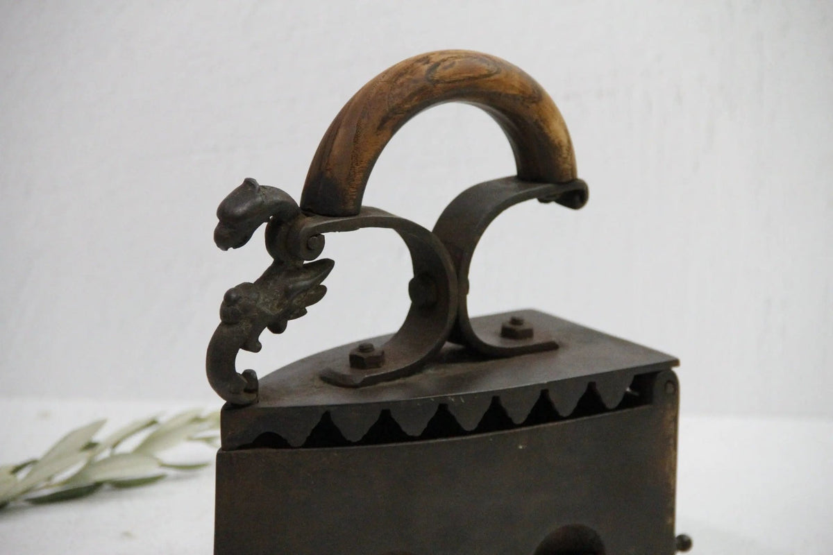 Antique Flat Iron-Large Coal | 19th C. French Decor - Debra Hall Lifestyle