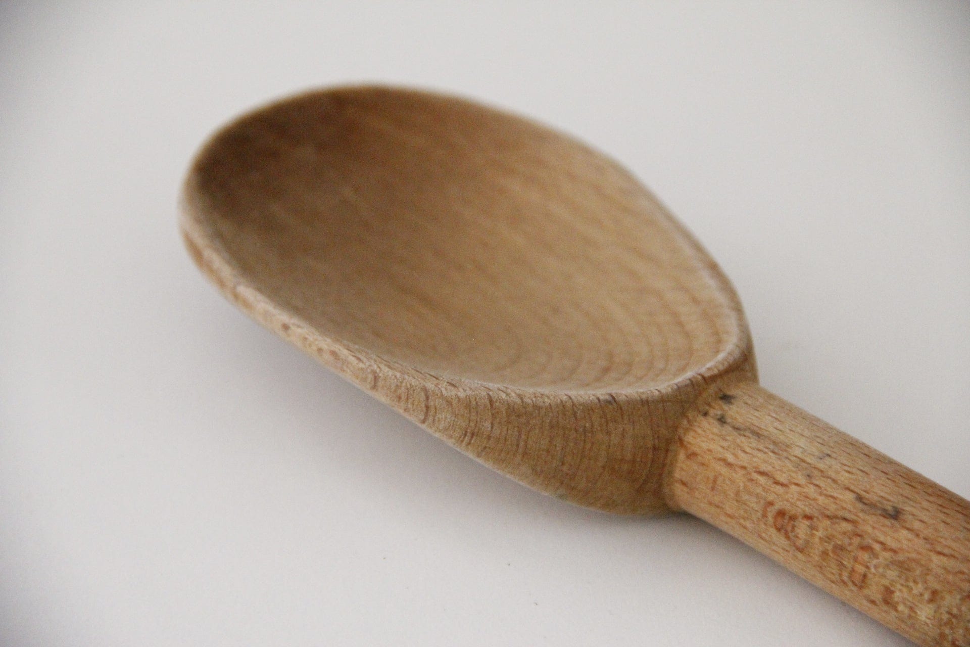 Antique French Butter Spoon | Wood Tableware