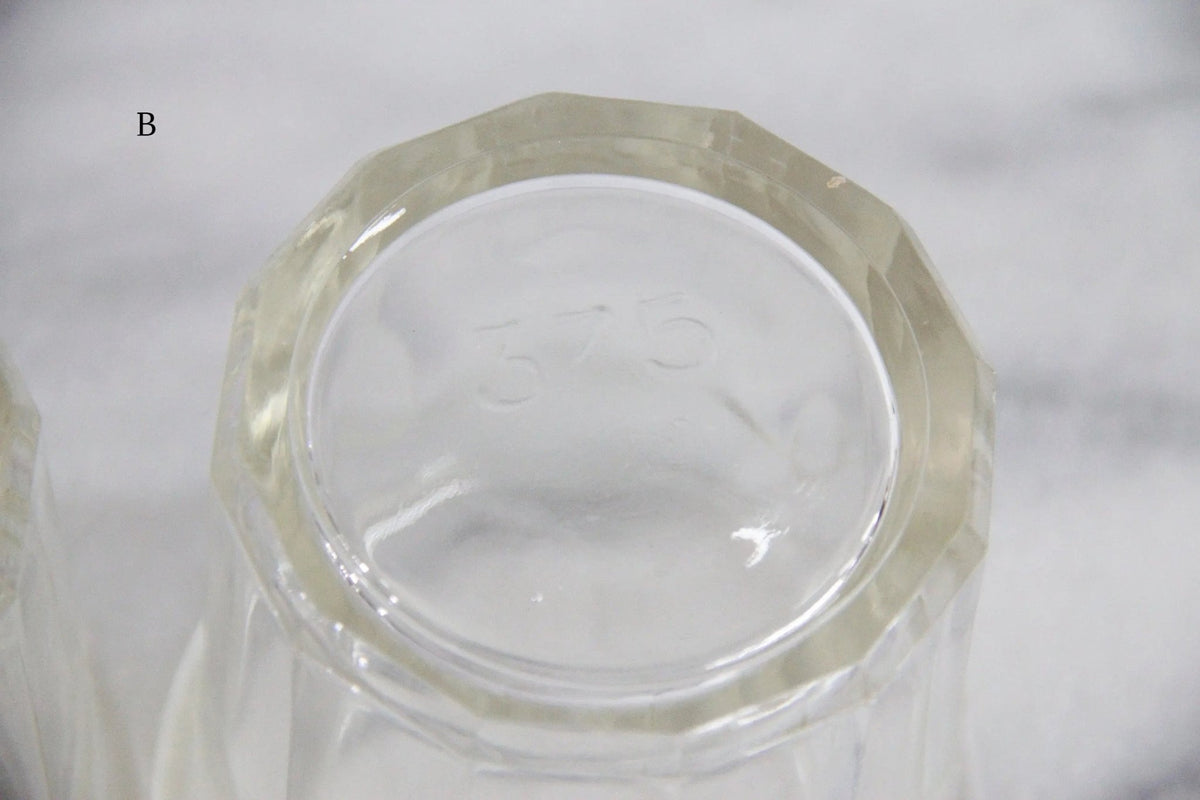 Antique French Jam Jar | Stamped Ribbed Glass Confiture - Debra Hall Lifestyle