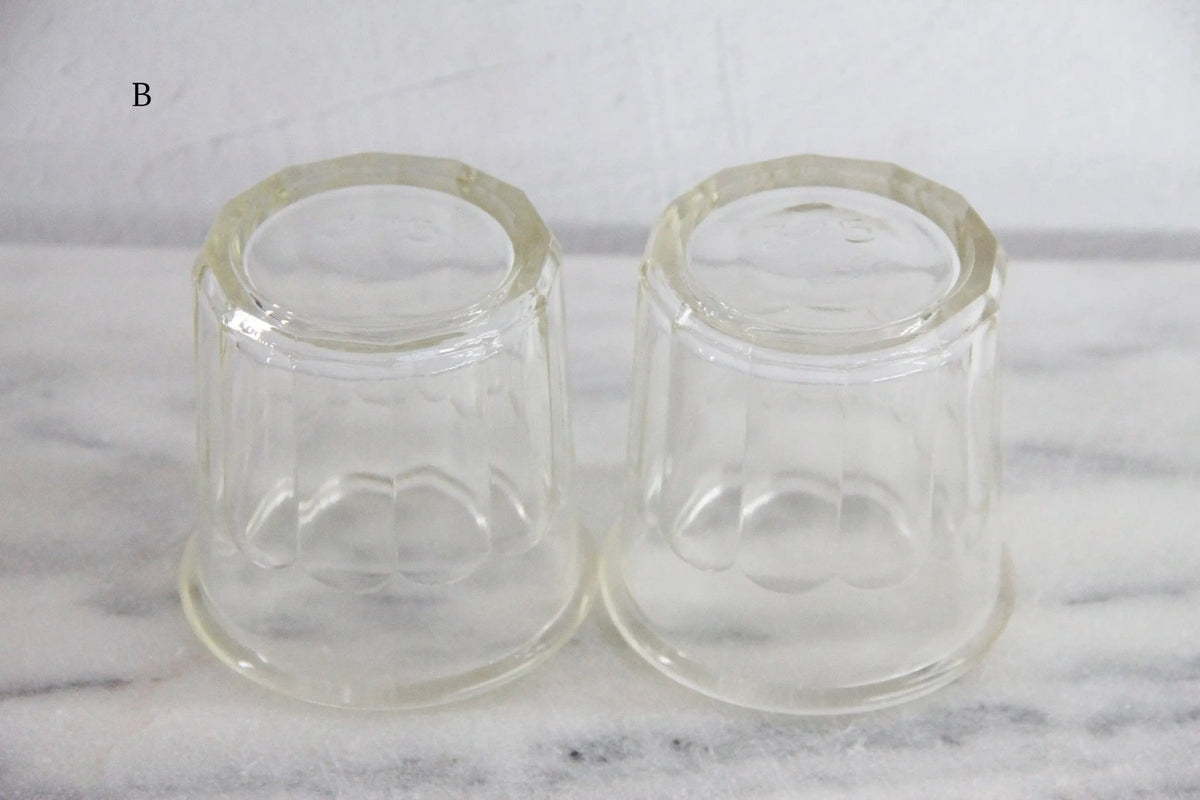 Antique French Jam Jar | Stamped Ribbed Glass Confiture - Debra Hall Lifestyle