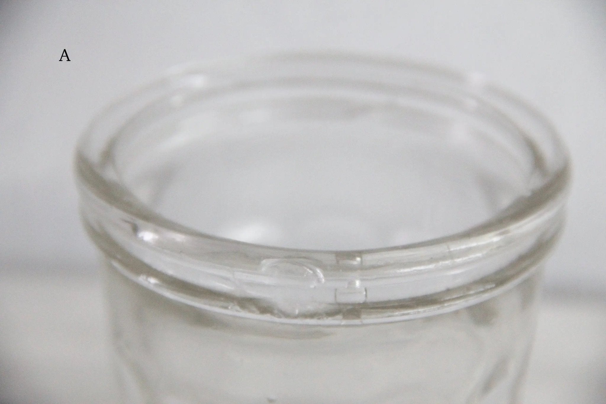 Antique French Jam Jar | Stamped Ribbed Glass Confiture - Debra Hall Lifestyle