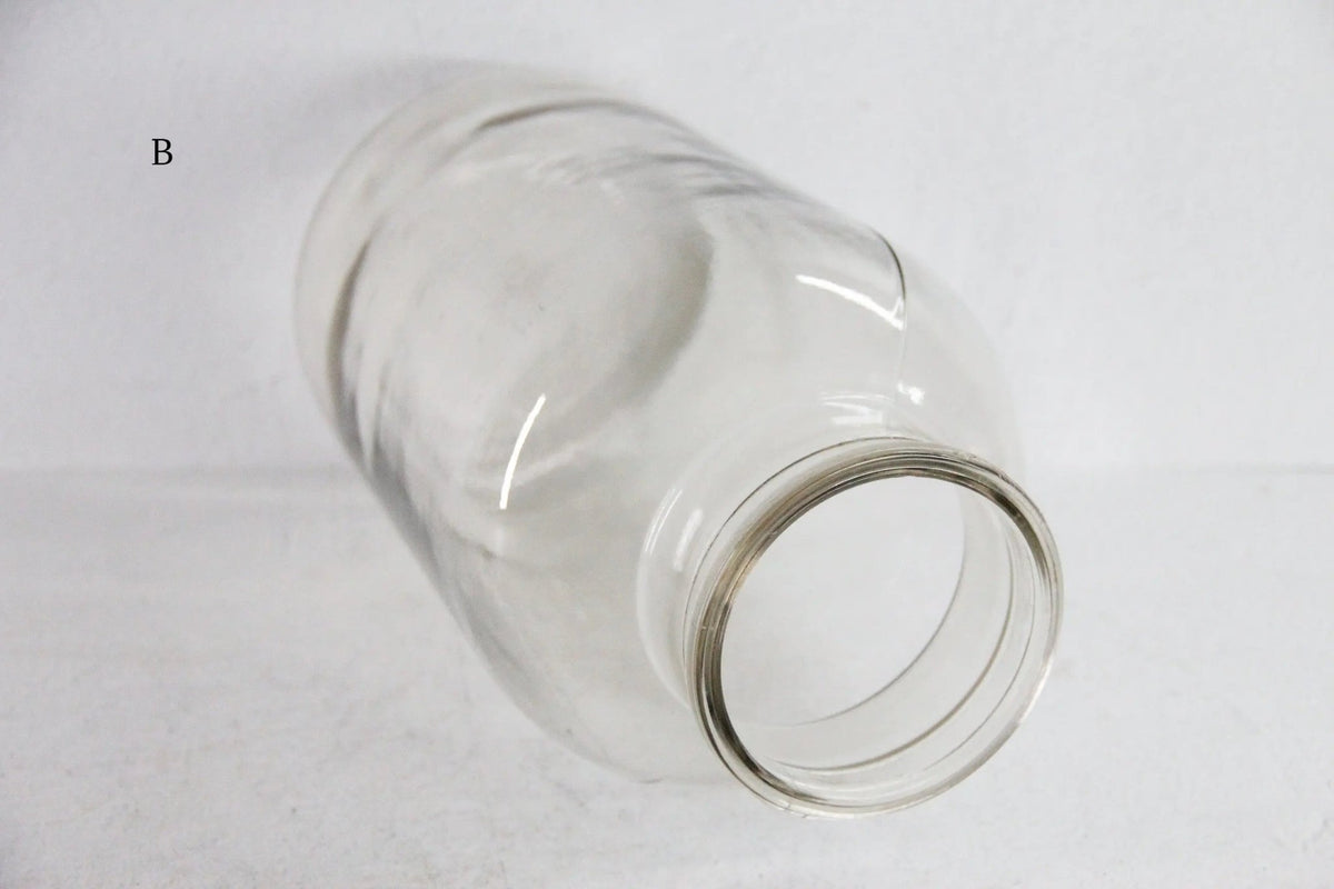 Antique French Jar Vase | Large Clear Glass Pickling/Candy Vessel - Debra Hall Lifestyle