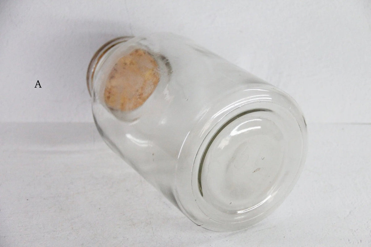 Antique French Jar Vase | Large Clear Glass Pickling/Candy Vessel - Debra Hall Lifestyle