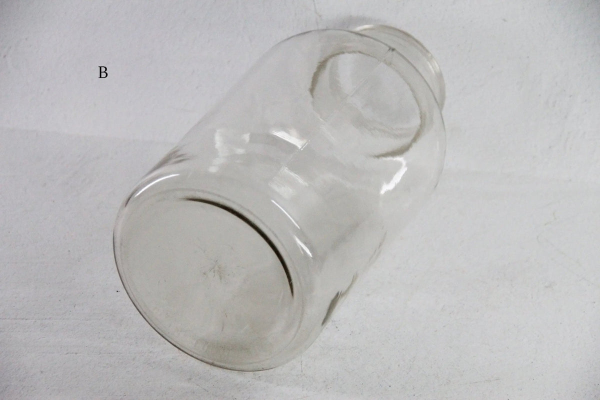 Antique French Jar Vase | Large Clear Glass Pickling/Candy Vessel - Debra Hall Lifestyle