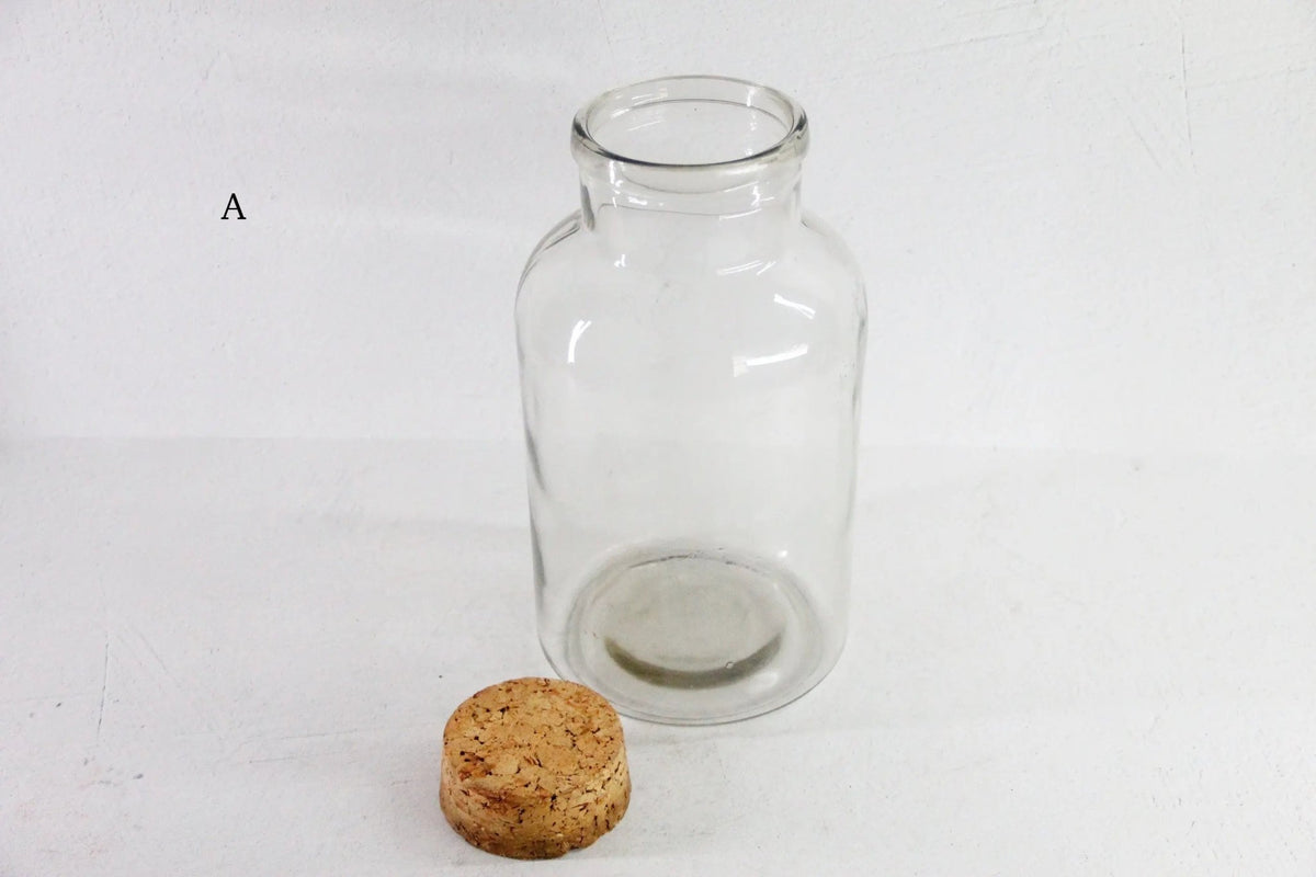 Antique French Jar Vase | Large Clear Glass Pickling/Candy Vessel - Debra Hall Lifestyle