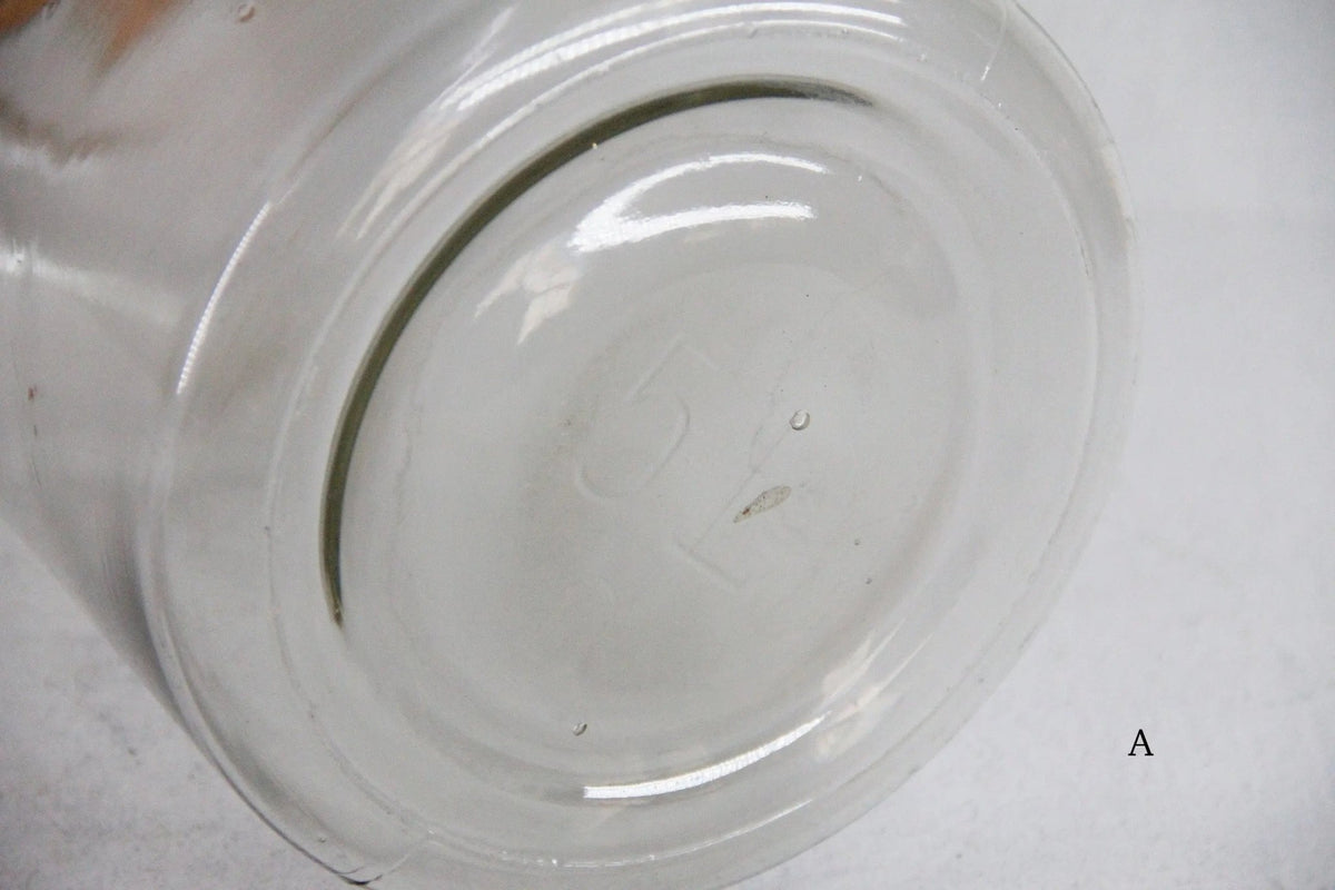 Antique French Jar Vase | Large Clear Glass Pickling/Candy Vessel - Debra Hall Lifestyle