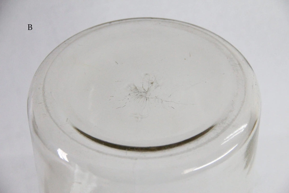 Antique French Jar Vase | Large Clear Glass Pickling/Candy Vessel - Debra Hall Lifestyle