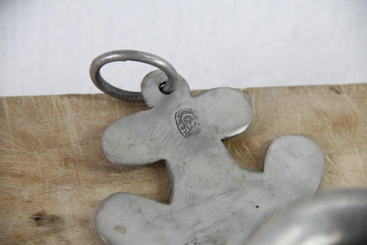Antique French Pewter Scoop Porringer With Hang Ring | Stamped - Debra Hall Lifestyle
