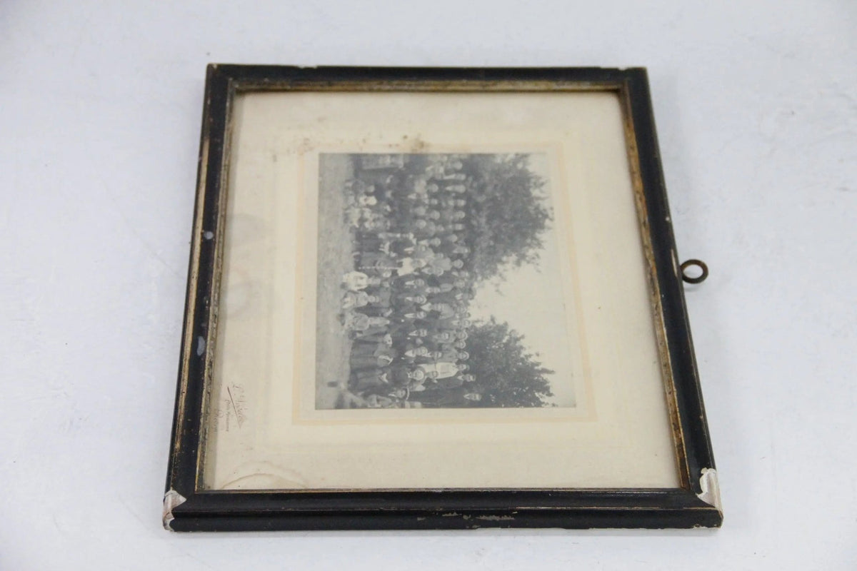 Antique French Portrait Framed | Family Photo Parisienne 1800s - Debra Hall Lifestyle