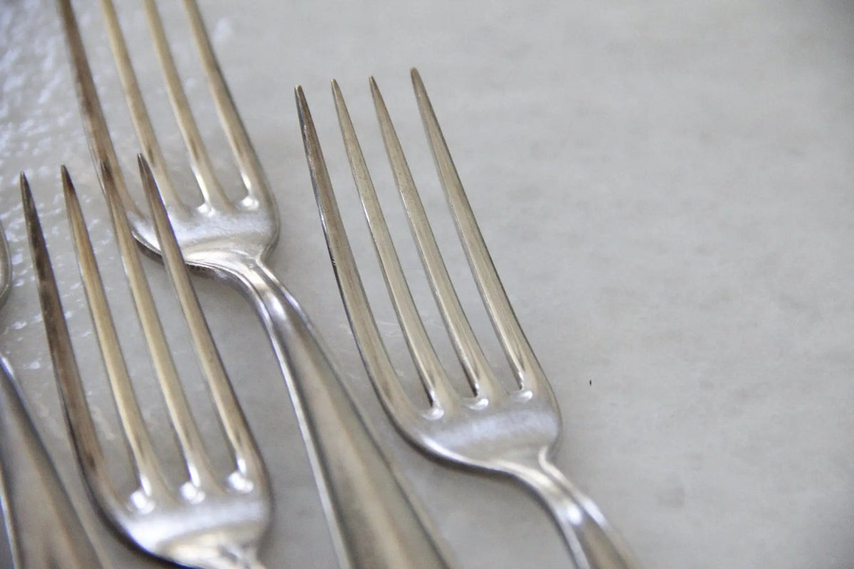 Antique Hotel Flatware | Dinner Forks Set of 8 Pieces - Debra Hall Lifestyle