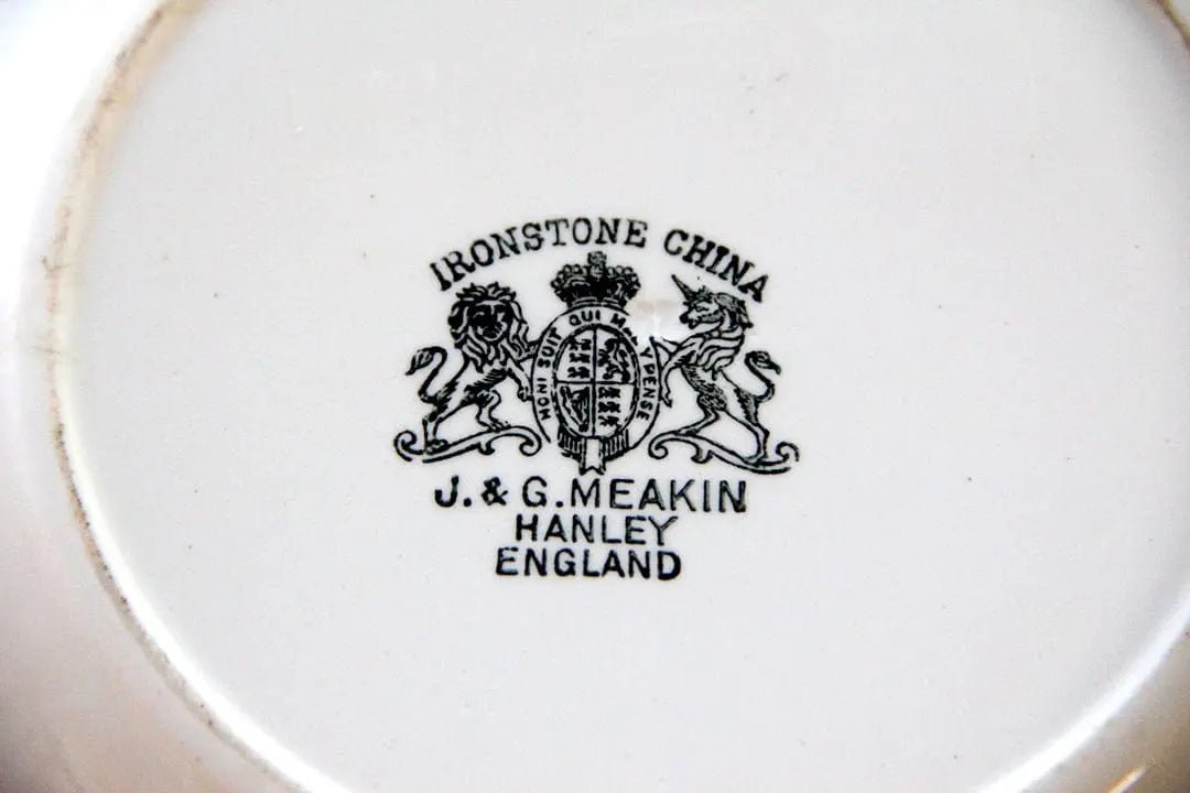 Antique Ironstone Bowl | White Soup/Salad Dinnerware - Debra Hall Lifestyle