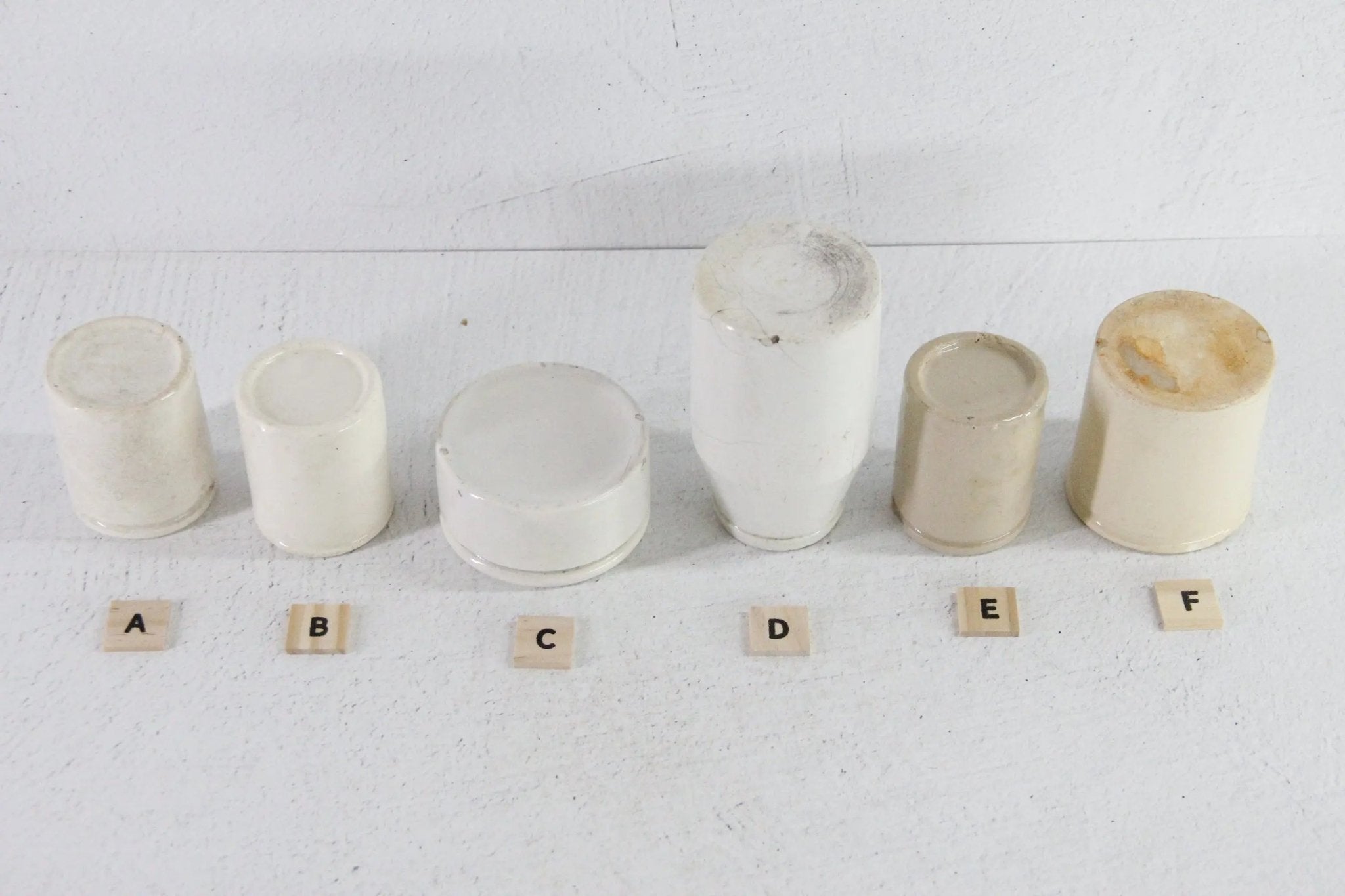 Antique Ironstone Pot | Assorted Stoneware Cream & Food Crock - Debra Hall Lifestyle