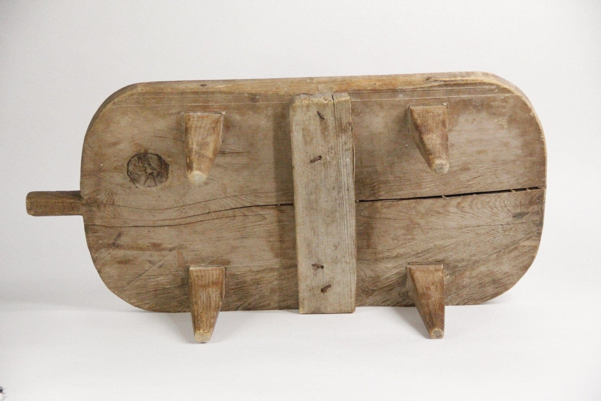 Antique Large Footed Breadboard | Riser | Turkish Breadboard