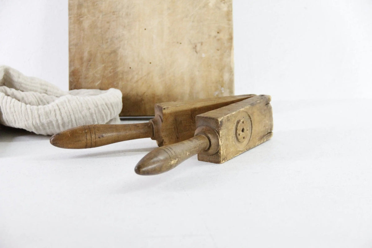 Antique Lemon Press | Primitive Wooden Kitchenware - Debra Hall Lifestyle