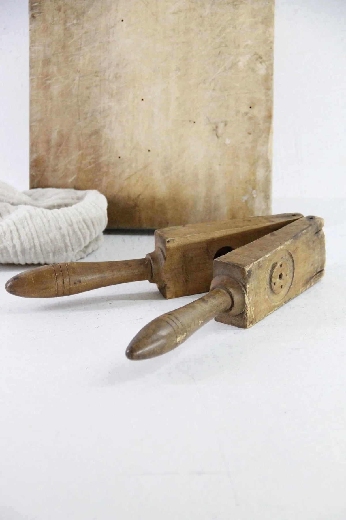 Antique Lemon Press | Primitive Wooden Kitchenware - Debra Hall Lifestyle