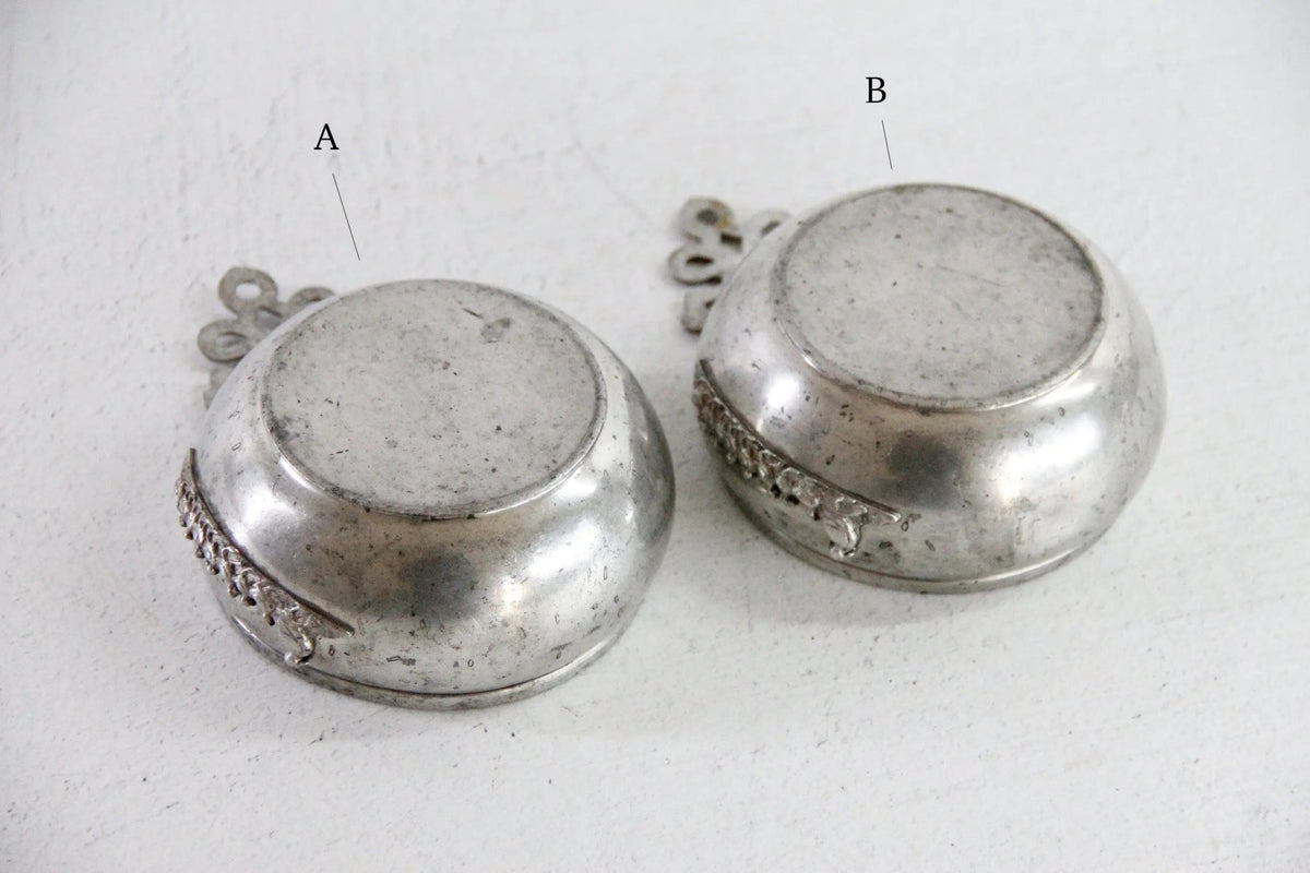 Antique Pewter Porringer | Cornwall & Murphy Bowl Tastevin - Debra Hall Lifestyle