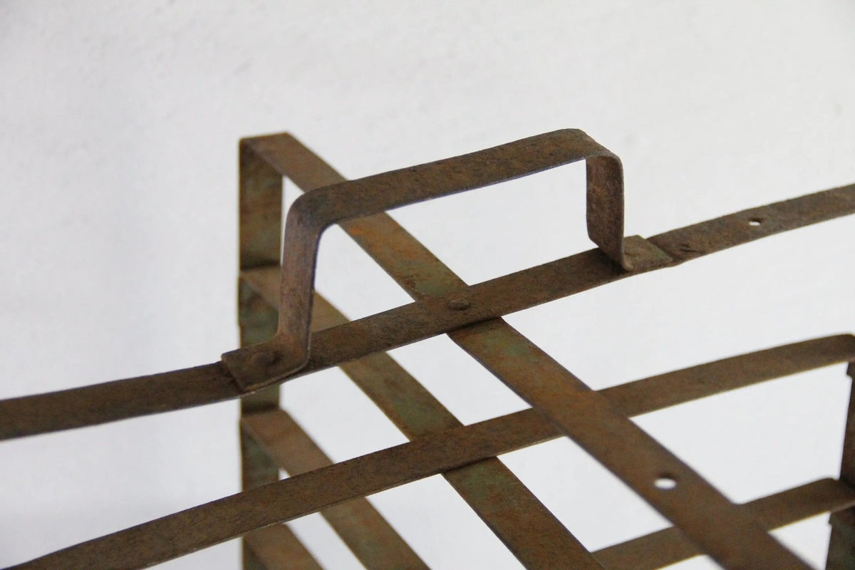 Antique Pie Cooling Rack French | Bakery Folding Iron Stand - Debra Hall Lifestyle